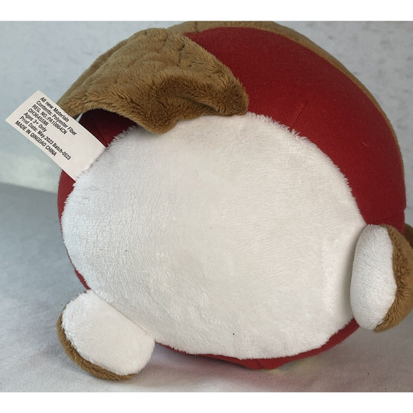 Bucees Plush Beaver Toy Buc-ee’s Red Brown Round 7 in Stuffed Animal w/Tags - Picture 8 of 8